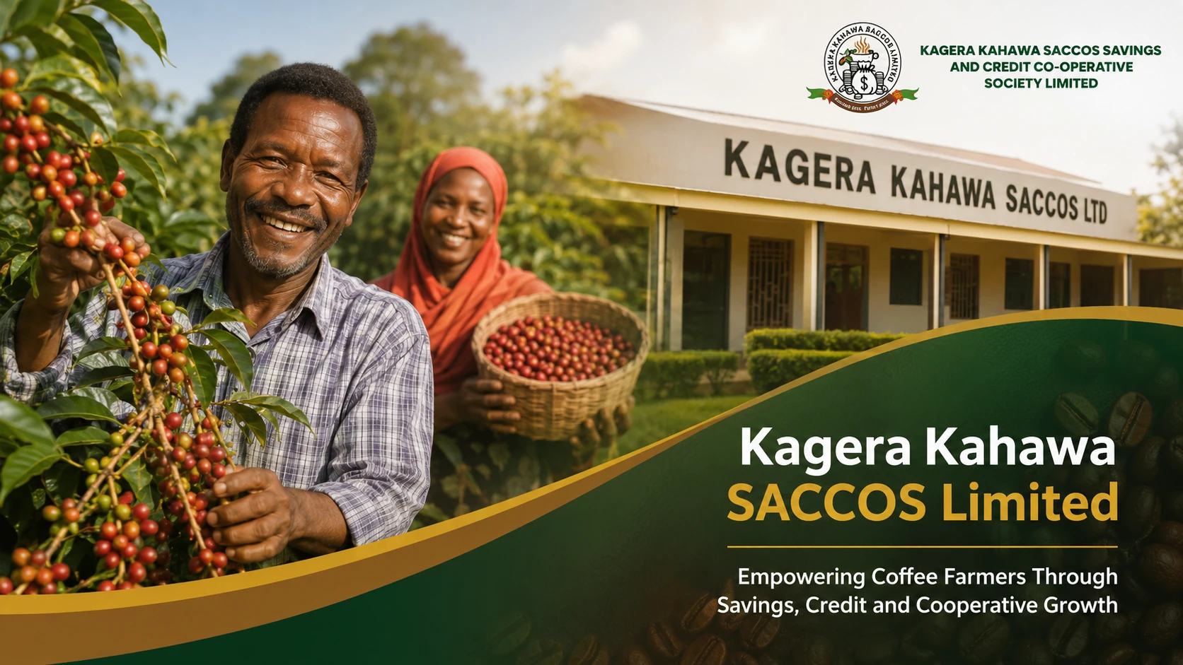 Kagera Kahawa SACCOS campaign banner